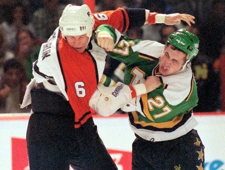 Happy 52nd birthday today to former North Stars NHL right wing \enforcers\ - Shane Churla born in Fernie, B.C. 