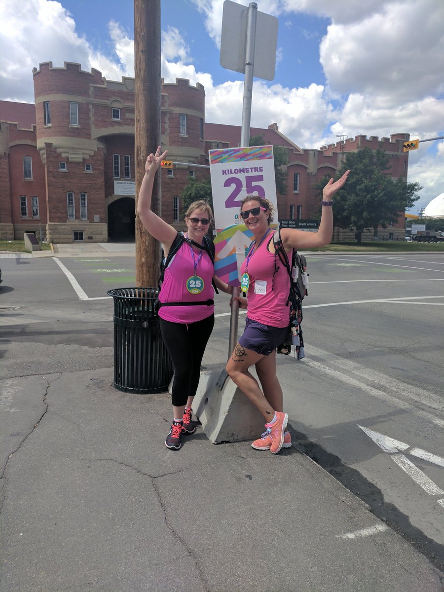 My second year finishing 25 km for <a href="/OneWalkAB/">OneWalkAlberta</a> and we raised over $12k #OneWalkAb