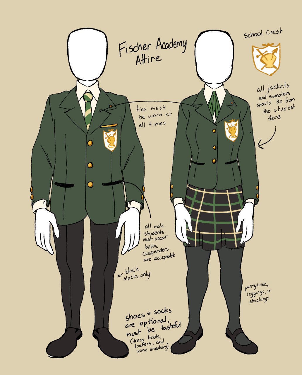 Private School Uniform – Requiem Art Designs