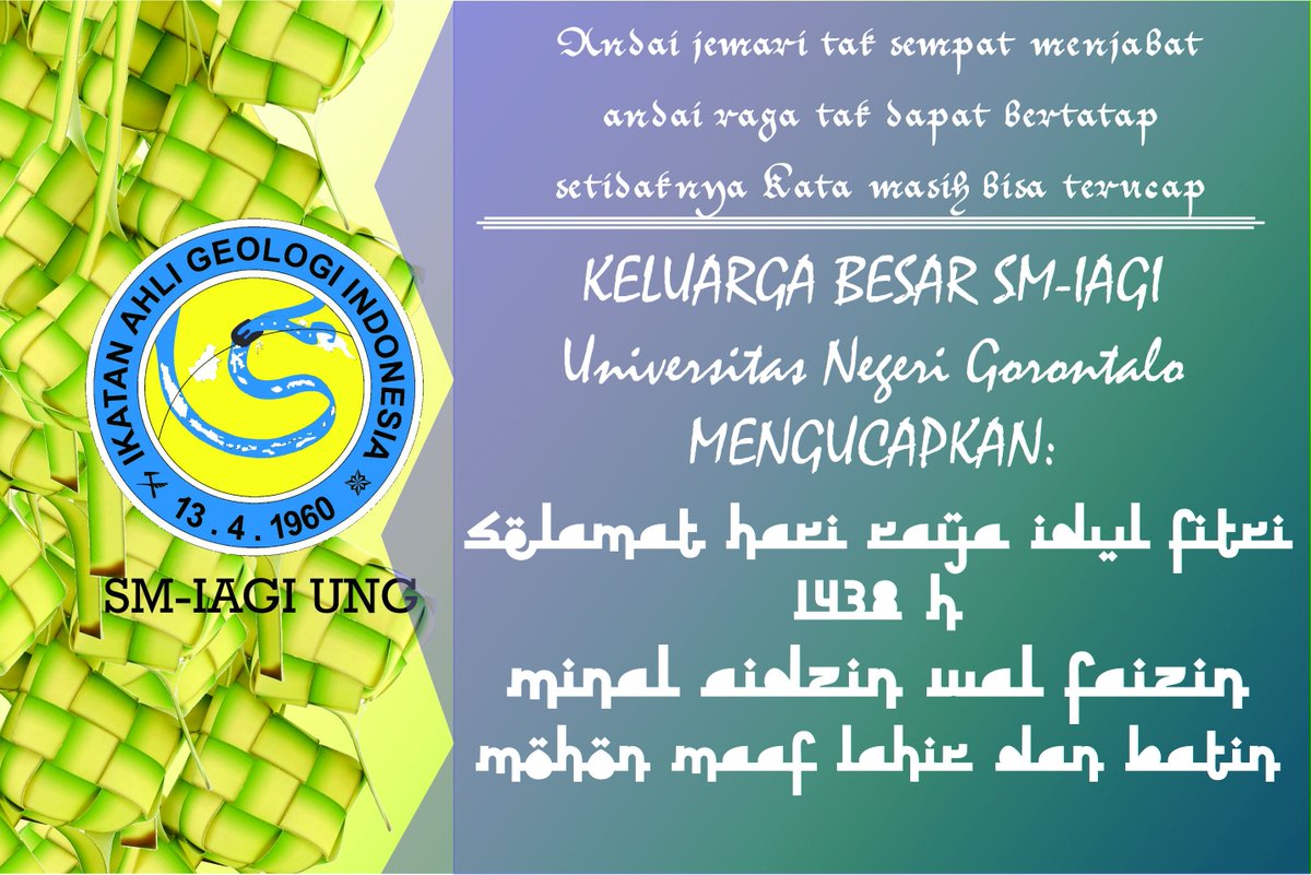 Tak Sempat Bertatap Setidaknya Kata Masih Bisa Terucap

Minal Aidzin Walfaizin..