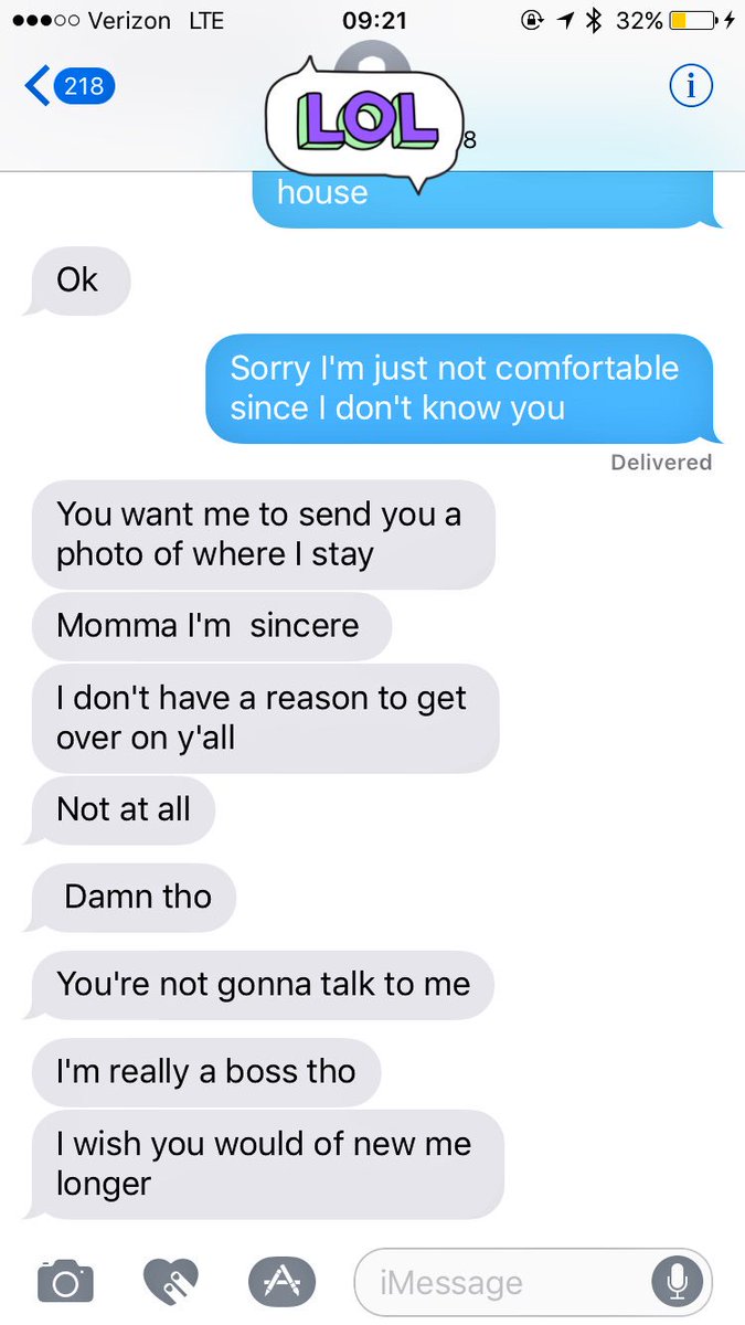 domenicakim's tweet photo. Damn I missed an opportunity to stay at a "boss's" house lol. I hate you guys #reallyaboss #textsfromlastnight https://t.co/EDDRV3rXjZ