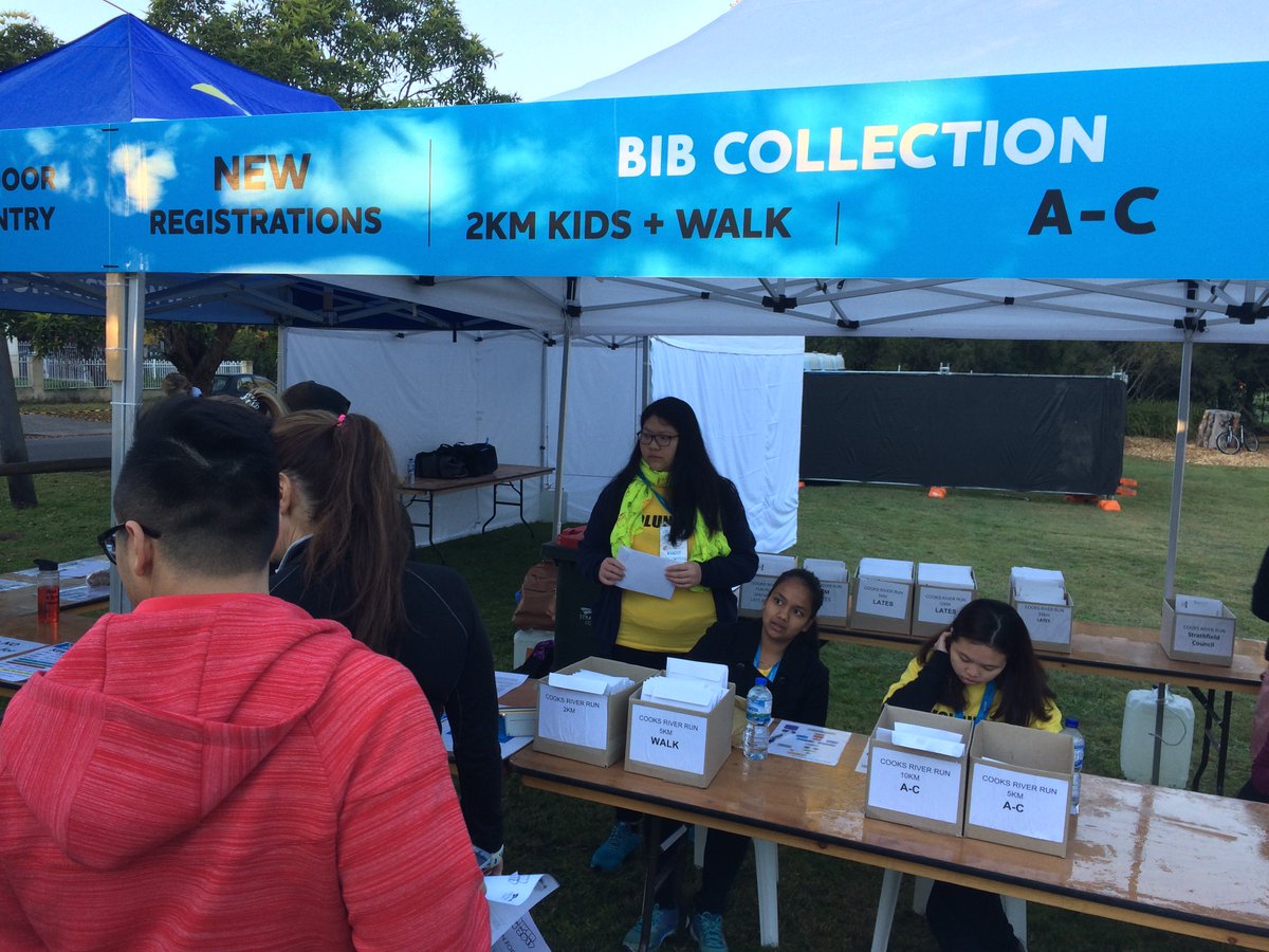StrathfieldMC's tweet photo. Regos are open until 8am for the 2km and 5km and 8.40am for the 10km #cooksriverfunrun https://t.co/7LMXdGExOq