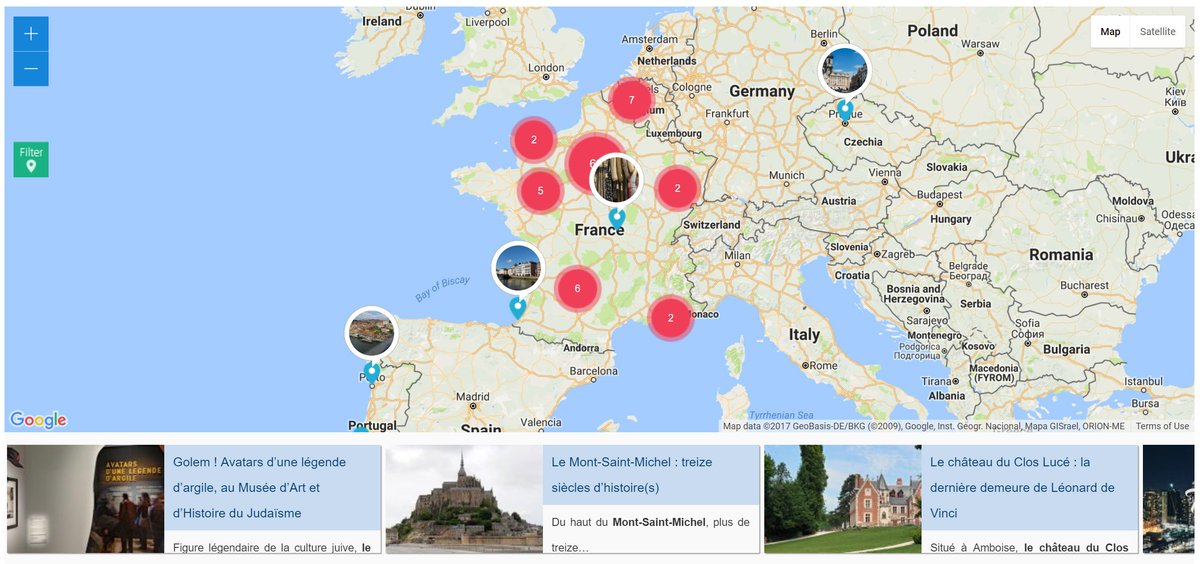 CulturezVous's tweet photo. #LeSaviezVous
Nos articles sont géolocalisés sur une carte
Un bon moyen de trouver des idées de voyages!
➡https://t.co/FzrycY6Td8
#TravelsMW https://t.co/0Y13ND1x3M