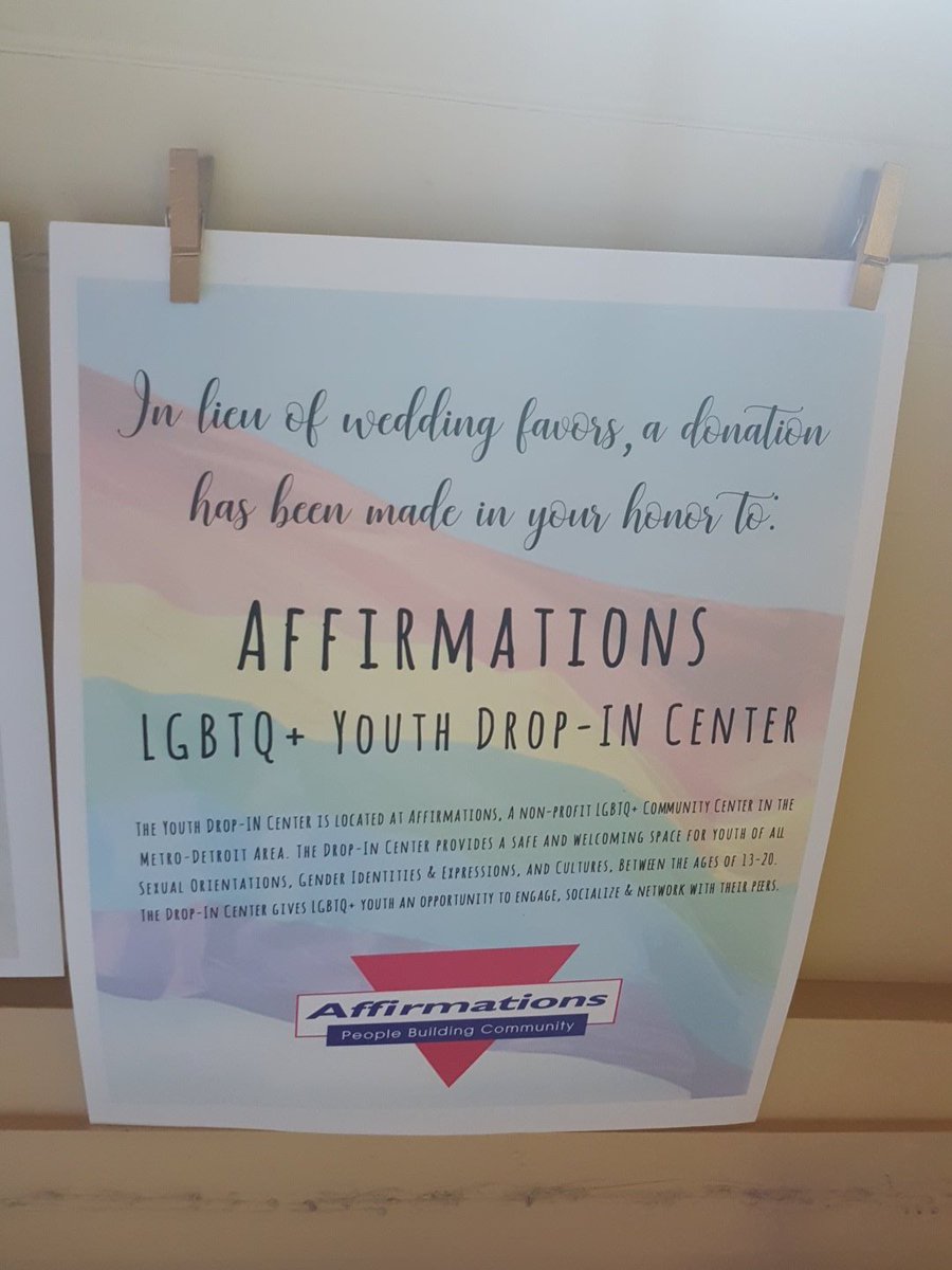 NPARCdet's tweet photo. #weddingof2ks17 #loveislove https://t.co/ap8O0DNZ3U