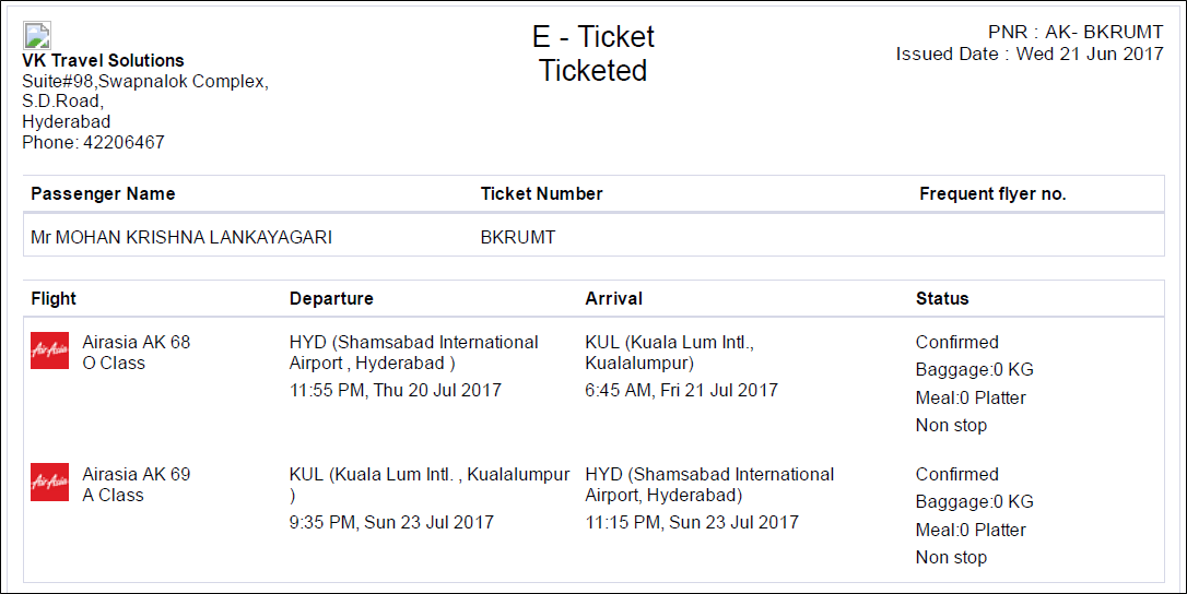 thegreatfans's tweet photo. Hey Mohan Krishna. Get ready for your trip to Malaysia by https://t.co/B1PCECrACc your travel itinerary is ready.  Thanks for #SaveHIVKids. https://t.co/wH9rgqANcz