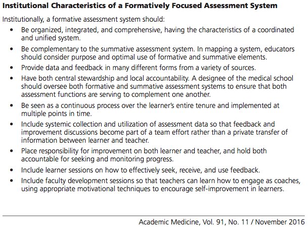 JessicaLuc1's tweet photo. @AcadMedJournal @SurgOutcomes @AcademicSurgery And this "to-do list" for the institution - #MedEd #SOCJC #SelfImprovement #feedback https://t.co/BFzlWosASI