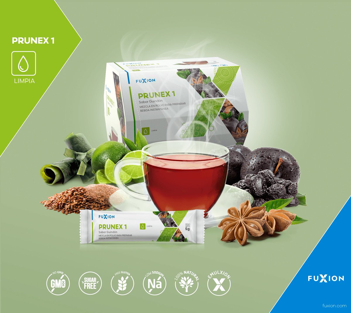 fuxionoficial's tweet photo. Bienvenido #PRUNEX1 a nuestra familia de productos #FuXion. #CleanLabelX https://t.co/MyQy0XGnGn