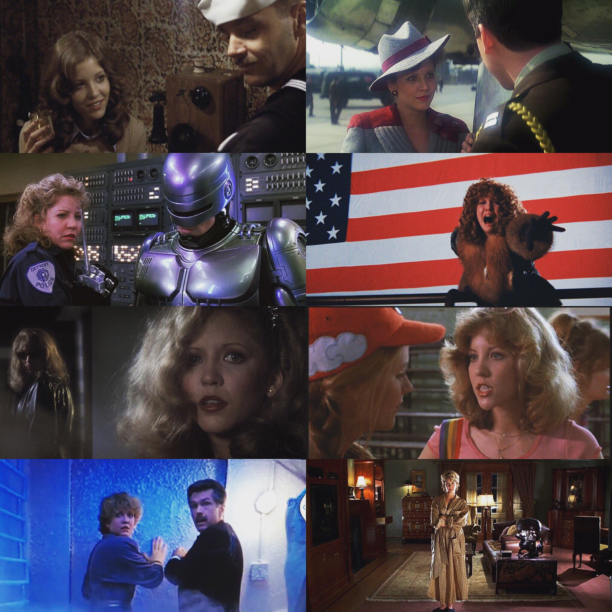 Happy Birthday to the wonderful & lovely Nancy Allen (I really love that her & Peter Weller have the same birthday)! 