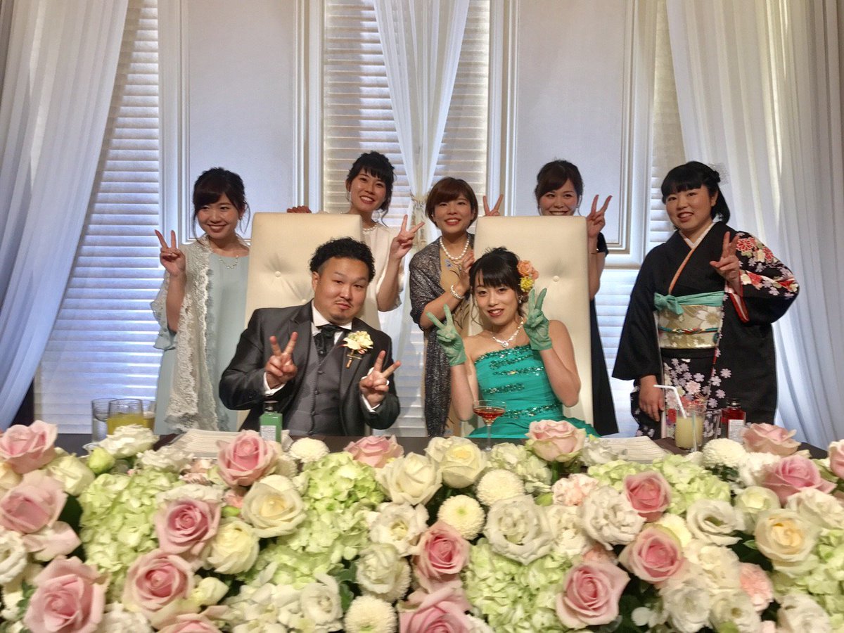 mai1s2's tweet photo. 取り急ぎご報告。2017.06.24皆様のお陰で無事結婚式💒が終わりました♡そして我が家に2月には男の子👦が誕生しています！サプライズ大成功とゆーことで❤️ありがとうございました。 https://t.co/V2EjdP09nz