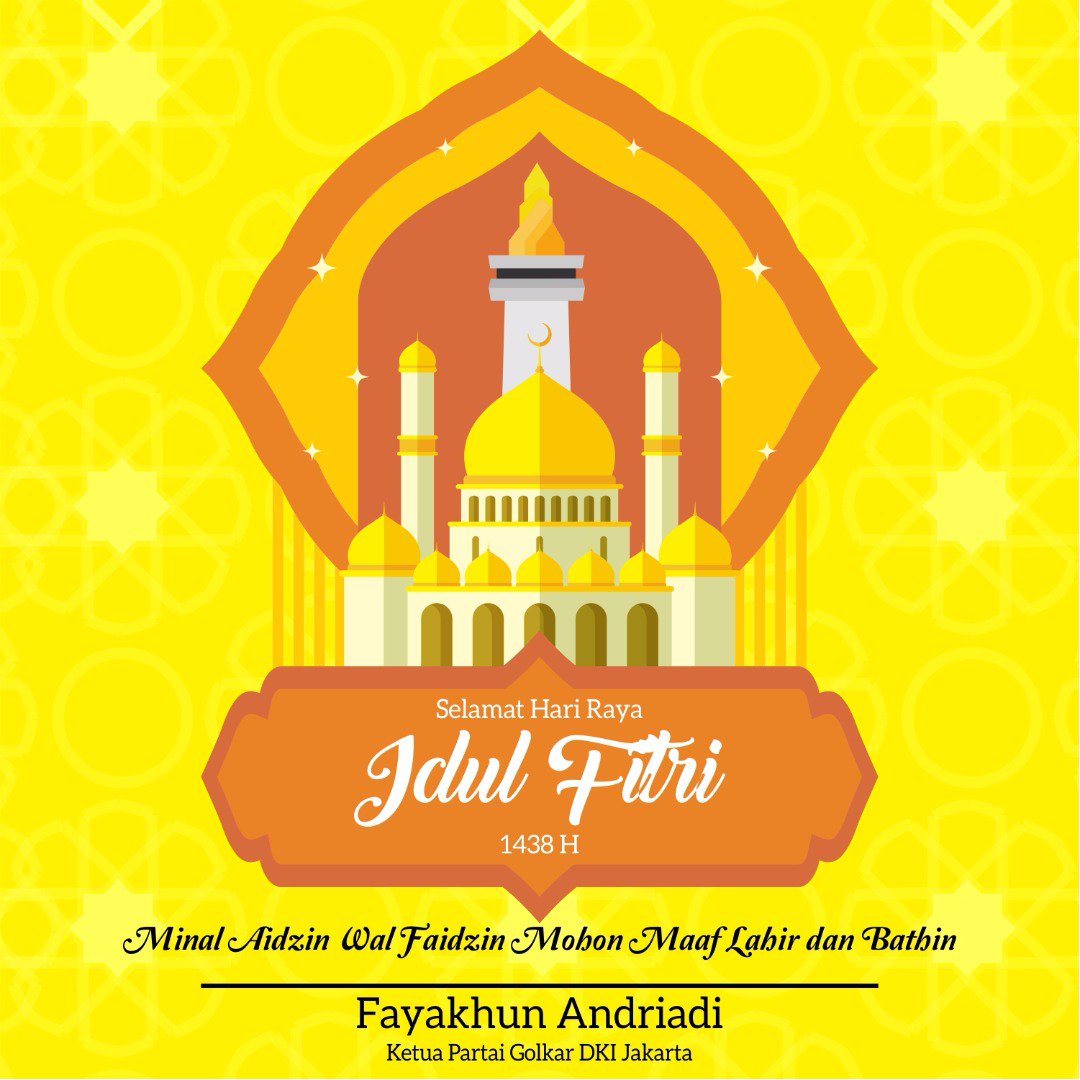 fayakhun's tweet photo. Selamat berbahagia di Hari Raya Idul Fitri, mohon maaf lahir dan batin https://t.co/C1N4v8sbLP