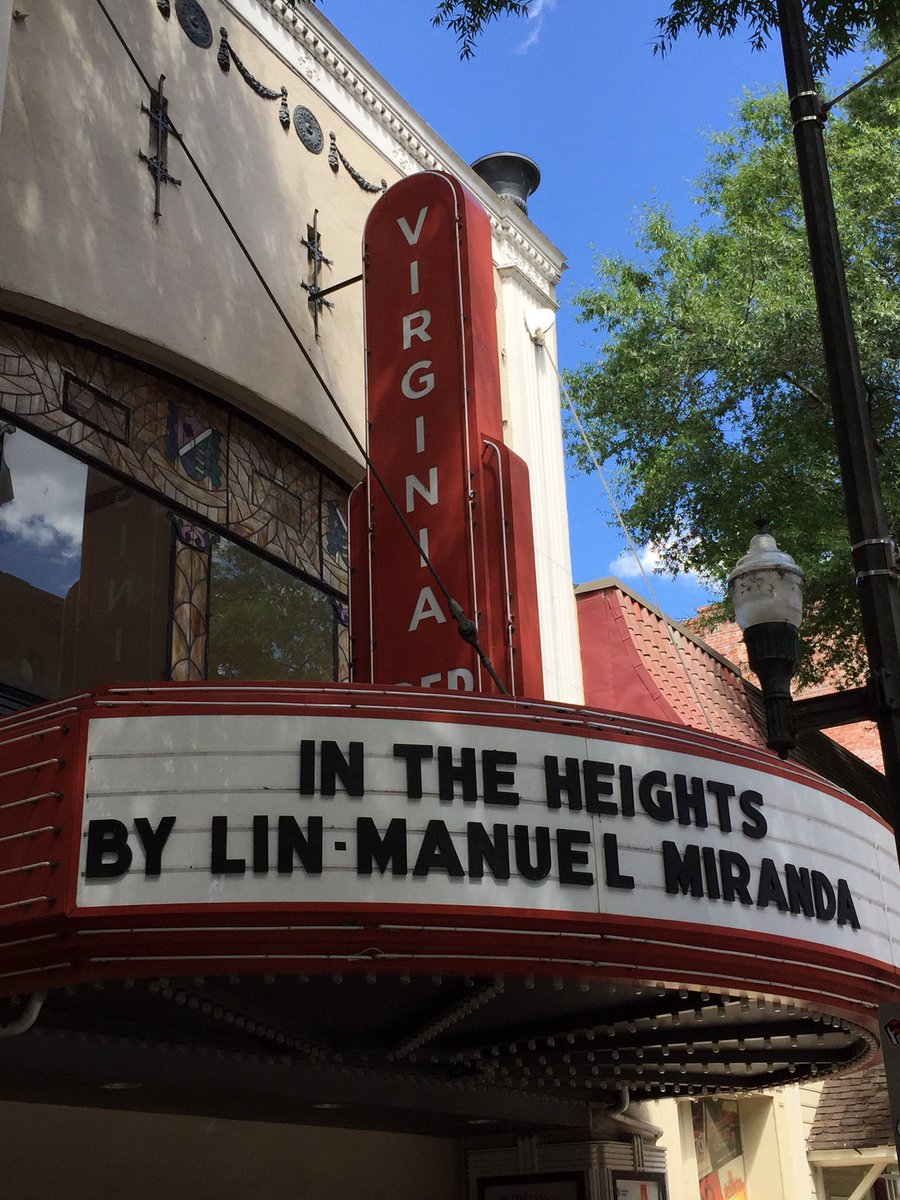 kandboys's tweet photo. Saw In the Heights today... Love! @Lin_Manuel @VirginiaRep https://t.co/flI3TR93Qp