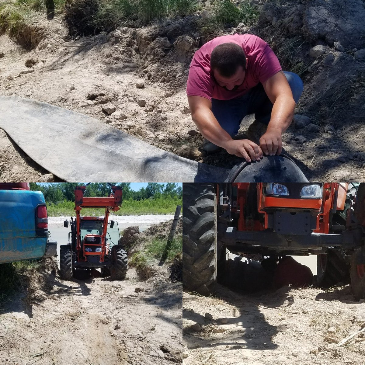 NomaditAgain's tweet photo. John is now savvy on how to set up and break down an irrigation set up! #ranchlife #workcamping #workampers #circleviewranch #nomaditagain https://t.co/UqtLR13zcd