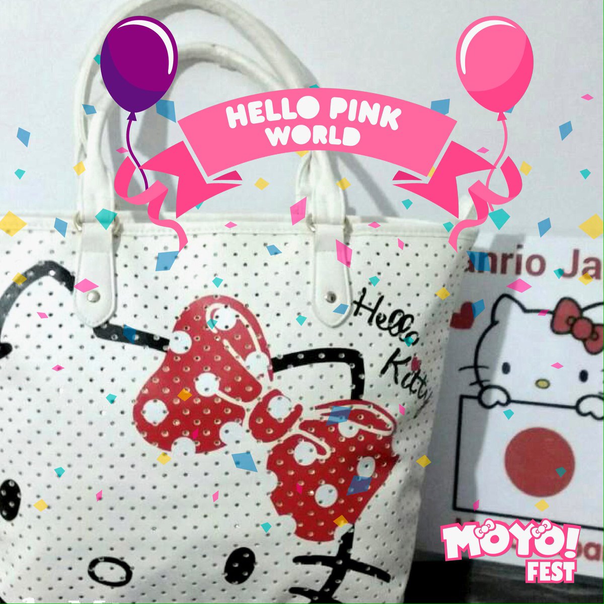 MoYoFest's tweet photo. 💖💖 Hello Pink World 💖💖 presente en nuestro proximo evento #MoYoFest #KittysBirthday
🍦🎂🍿🌺🍹👑🎀🎁🎊🎉🎈🛍️ https://t.co/exohoWtJzn