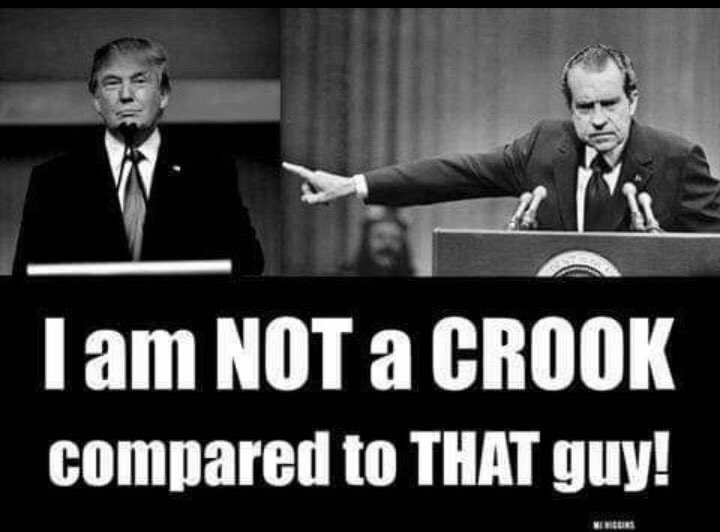 Not Fake News No One Is As Crooked As Trump Even Meme Nixon Thinks Trump Corrupt Impeachtrump T Co Pzaihzoasq Twitter