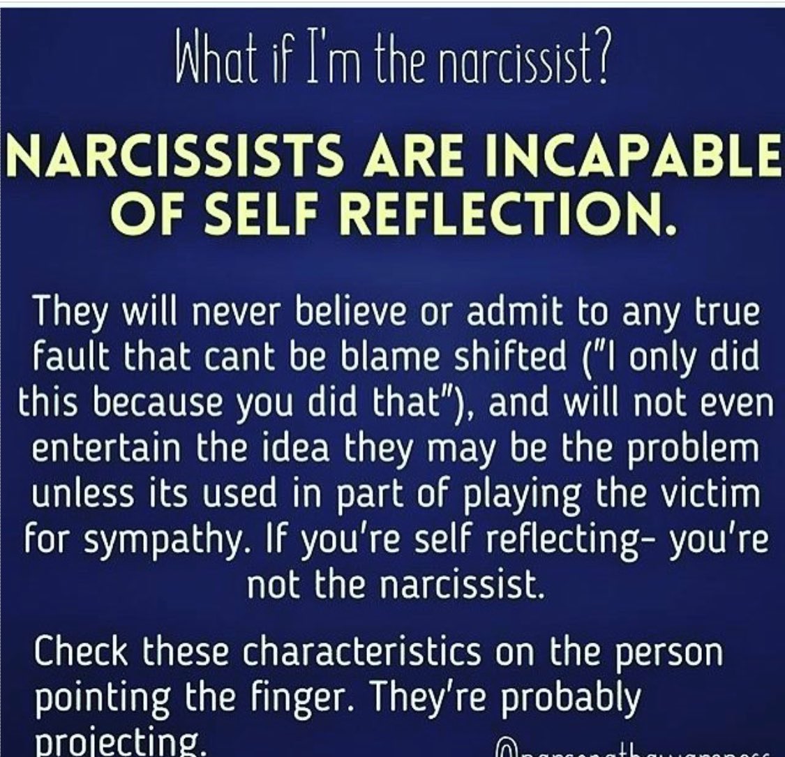 X \ Narcissist Sociopath Awareness على X: "They'll frequently shift the blame &amp; cause you to second guess your own behavior &amp; intentions. Remember you are. https://t.co/XY0jrtUlAp"