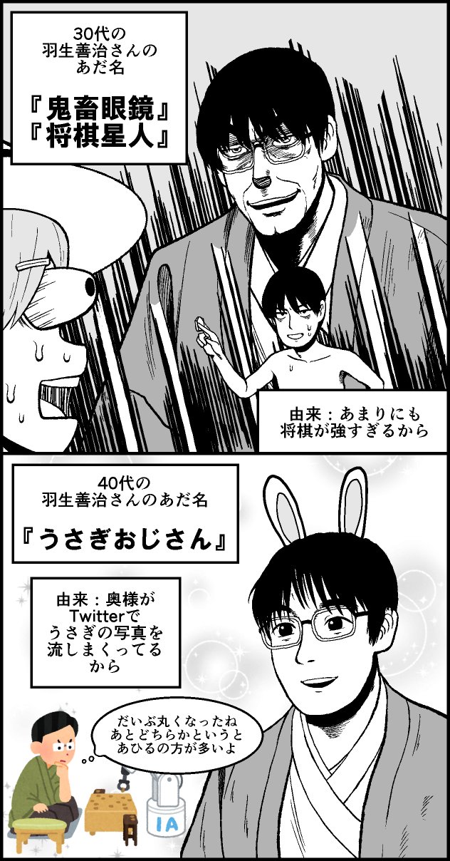 O Xrhsths 牛帝 4コマ垢 Sto Twitter 将棋 羽生善治https T Co Mdhqyd0hey Twitter