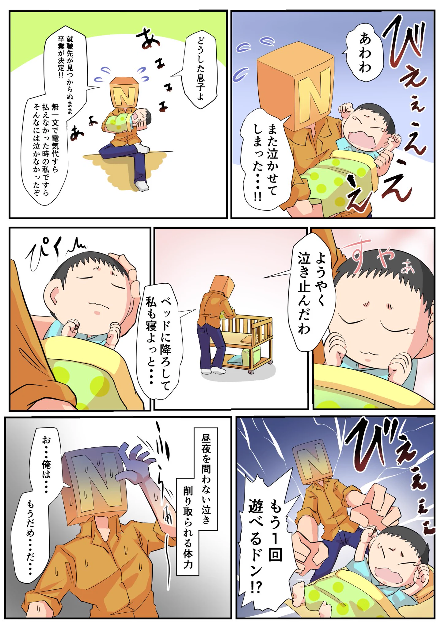 育児はやっぱり大変？自分がやってみて母親のタフさを知るｗｗｗ