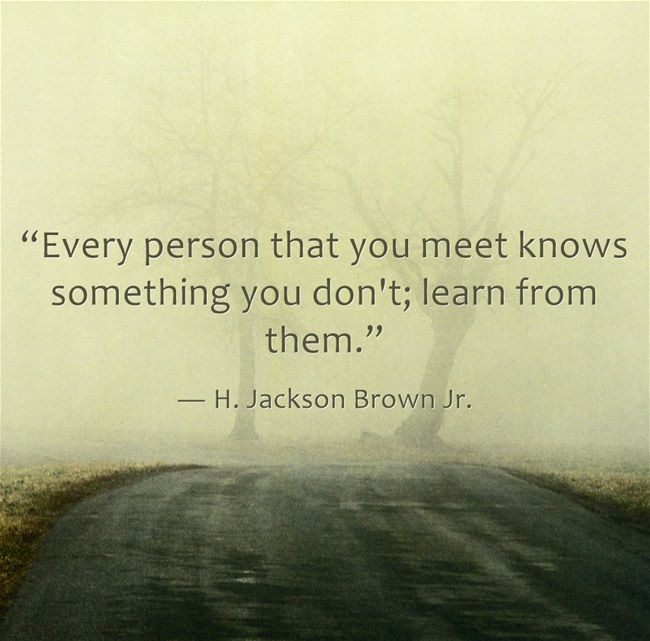 Wise #iste17 advice “Every person that you meet knows something you don't; learn from them.” 
― H. Jackson Brown Jr.