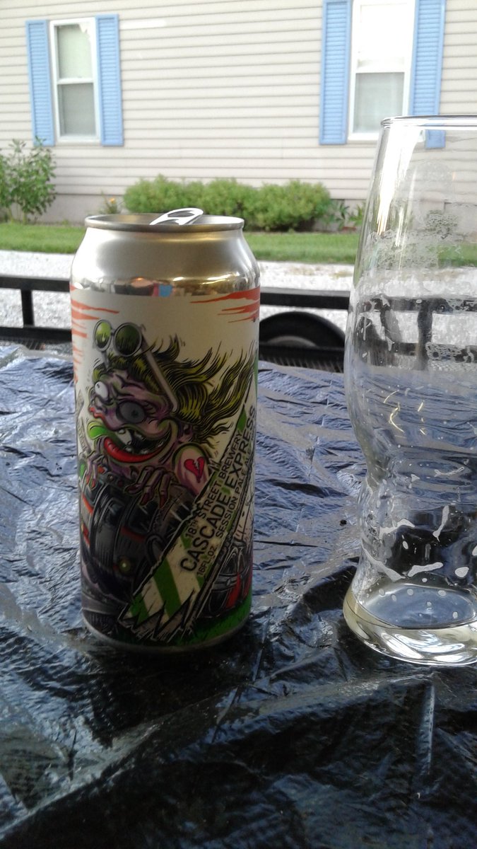 Great new session pale ale from <a href="/18thStreetBrew/">18th Street Brewery</a> ...... thanks for the Cascade Express