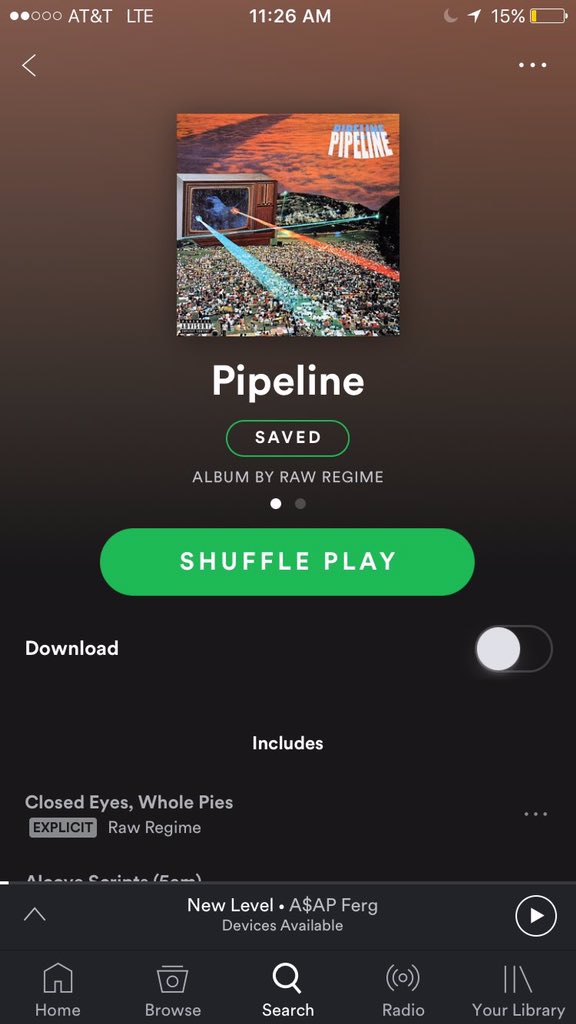 yrbyave's tweet photo. Oh and it's on Spotify #PIPELINE https://t.co/jip0YiXrwS