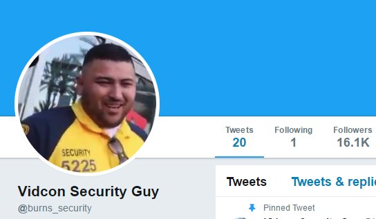 DolanDark's tweet photo. Well we successfully got the Security guard more fans than that obnoxious Instagram model. Who's the "irrelevant" one now. https://t.co/4SusT26Xs2