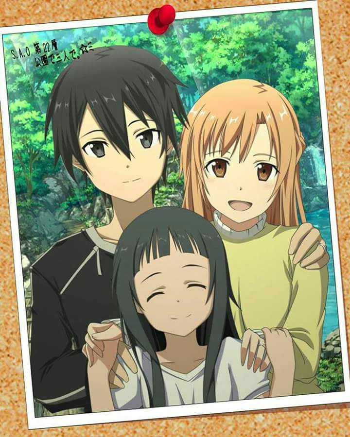 NitoryuKirito's tweet photo. The photo that brings back tons of good memories. Our family photo❤
#SwordArtOnline https://t.co/go8kuK3wqS