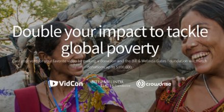 BIG NEWS! We're competing for $100k in matching funds from <a href="/gatesfoundation/">Gates Foundation</a> right now. Donate to double your impact! bit.ly/2svOrpM
