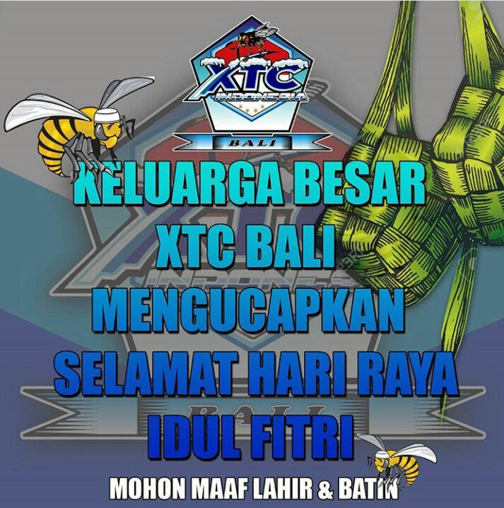 Minalidzin walfaidzin mohon maaf lahir dan batin 😇🙏🙏 #xtcbali #kuatdalampersaudaraan