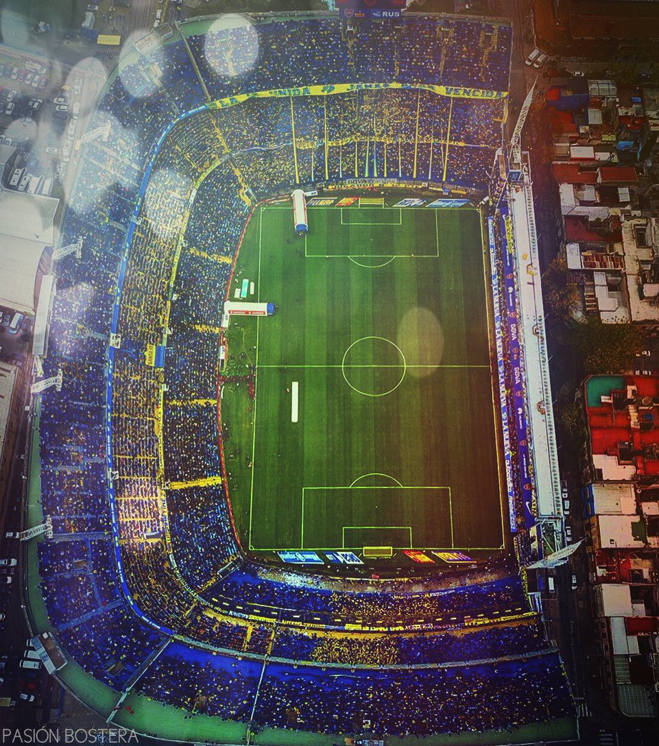 PasionBosteraof's tweet photo. La gloriosa Bombonera, vista desde el cielo. ¡Una hermosura! 😍 https://t.co/sKYWczXPz8