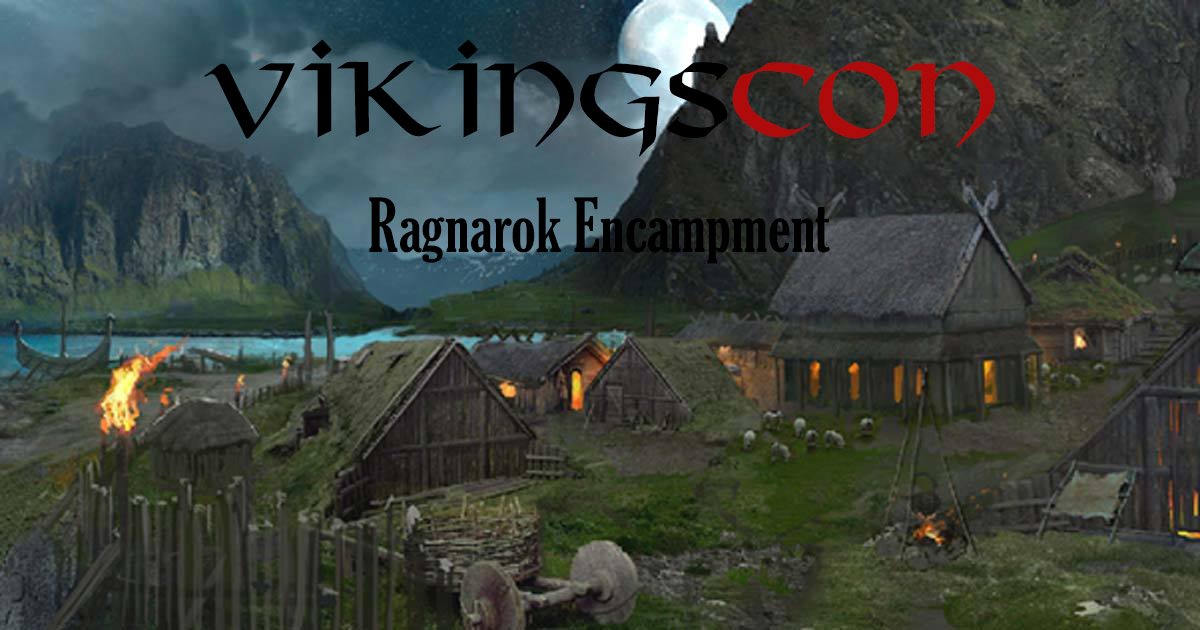 Join us for an on-site overnight camping experience at #VikingsCon with our #Ragnarok Encampment pass! More info vikingscon.com/Find-Us/Encamp…