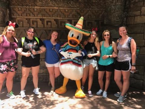 coach_jacobson's tweet photo. Had a blast at Disney with these @WilmotHOSA ladies! Congrats on making it to the #HOSAILC2017, lots if memories made! https://t.co/dqjGSDF2B0