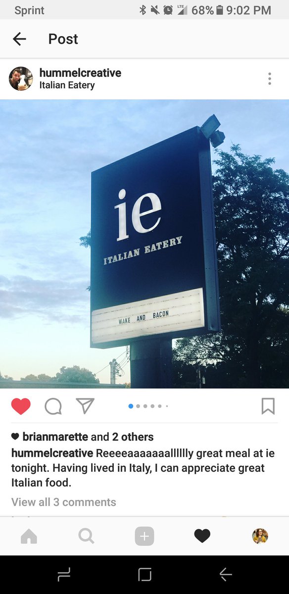 Here's @TweetsByCollin trying to convince the Instagram world that he LIVED in Italy. 😂