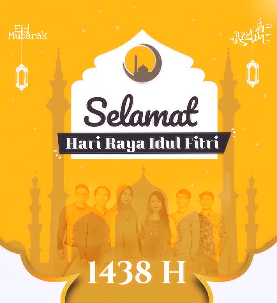 ArchiePalembang's tweet image. "Selamat Hari Raya IDUL FITRI 1 SYAWAL 1438 H"
*Minal Aidin Wal Faidzin
*Mohon Maaf Lahir Batin ☺️🙏
#eidmubarak #idulfitri #1438H #archie