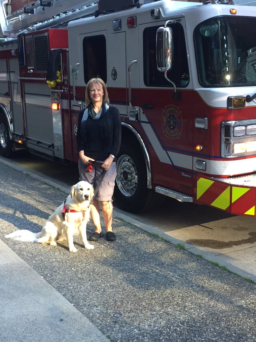TCC_Dog's tweet photo. Hanging with Vancouver Fire and Rescue @TCClub https://t.co/DHUB4eFtD2