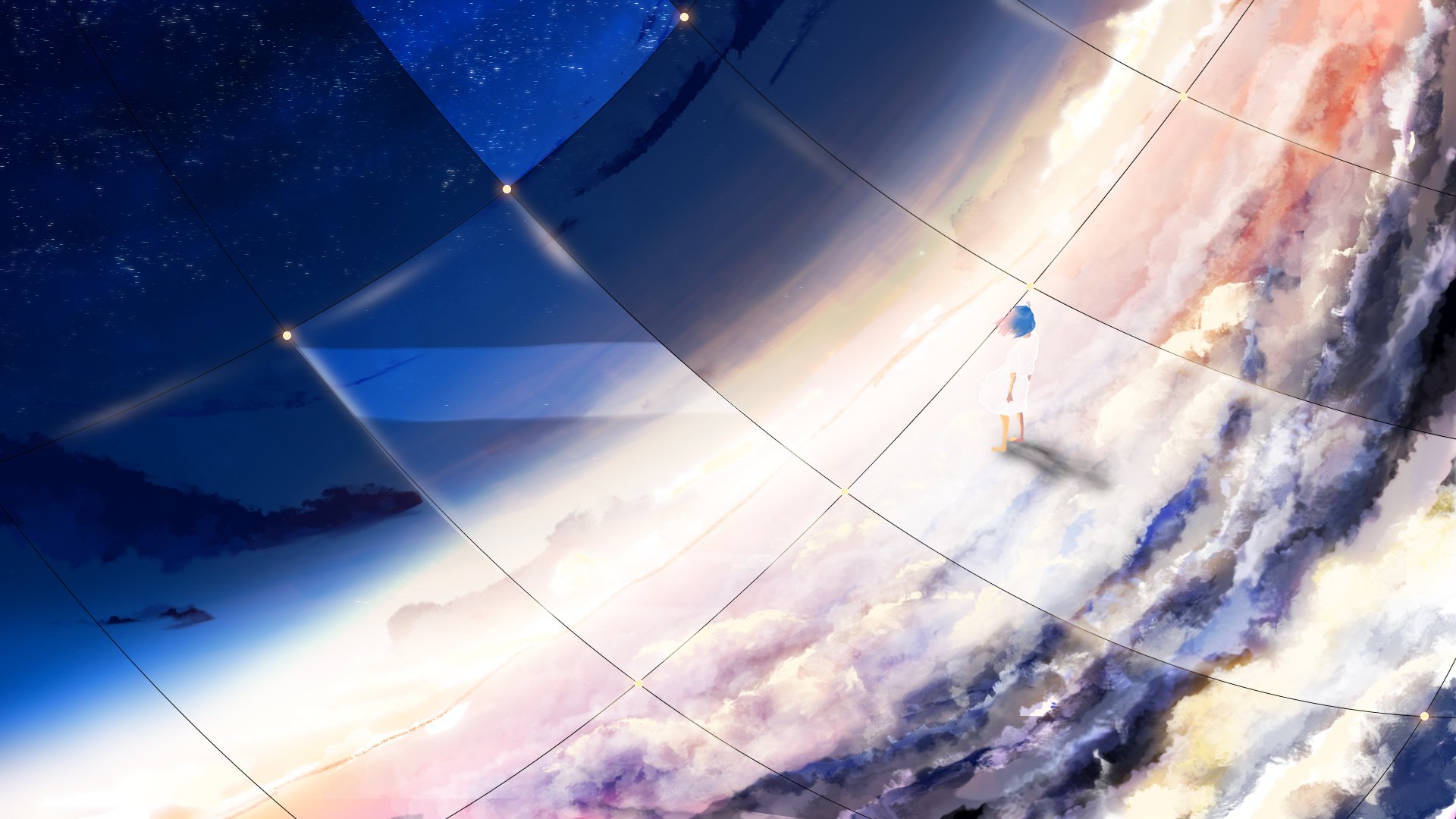 Y Y Orangestarさん イメージイラスト けっこう描いていたので 特に好きなものを Daybreakfrontline 八十八鍵の宇宙 回る空うさぎ アスノヨゾラ哨戒班 T Co Gn0cb3fhdc Twitter