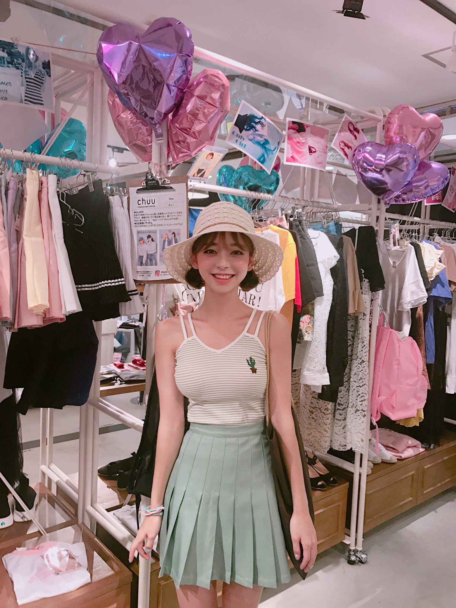 chuu japan on Twitter &quot;渋谷109 B2Fのimada market にて chuuモデルのテリも来店 ️ chuu