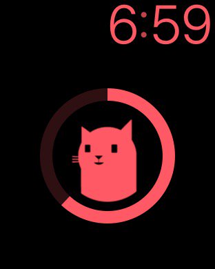 RobocatRampage's tweet photo. Apple Watch extralarge complication for Meowtopia #screenshotsaturday #meow https://t.co/n3iZ5NJinF