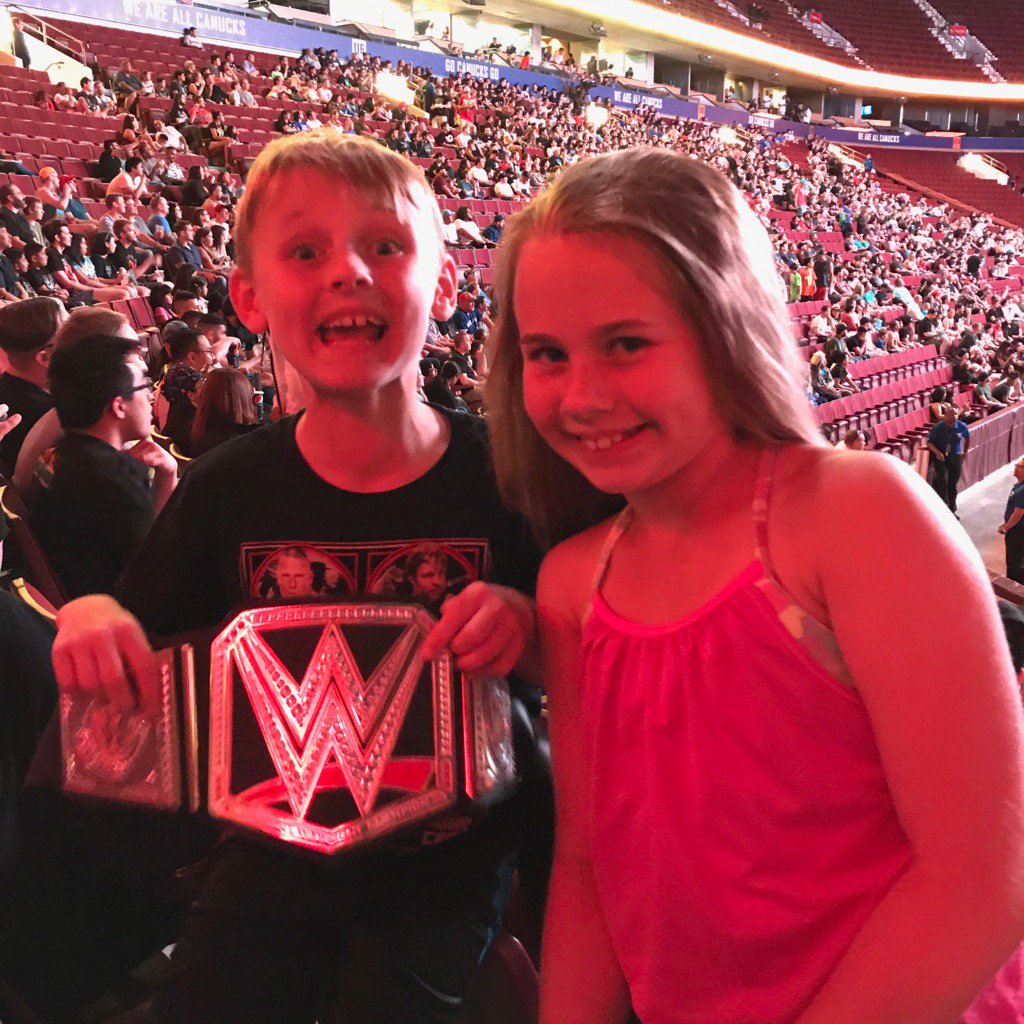 Lionking981's tweet photo. @WWEVancouver https://t.co/DmL0BM03bR