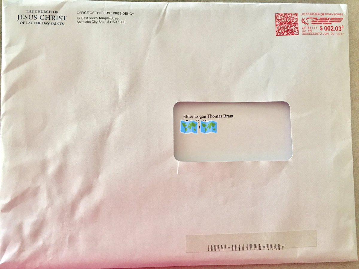 lbrant44's tweet photo. My mission call has arrived!👀 I will be opening it 7pm Sunday night at my house. Anyone is welcome to come‼️ https://t.co/XunKVFpDLc