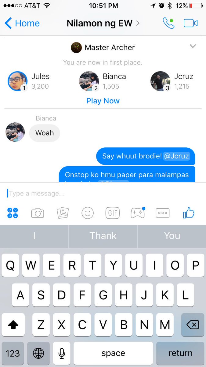 julesk0's tweet photo. Challenge accepted @Jcruzbryan 😂😂😂 #trashtalk #masterarcher https://t.co/6EPrDoV76I