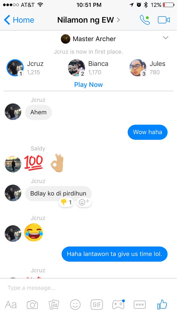 julesk0's tweet photo. Challenge accepted @Jcruzbryan 😂😂😂 #trashtalk #masterarcher https://t.co/6EPrDoV76I