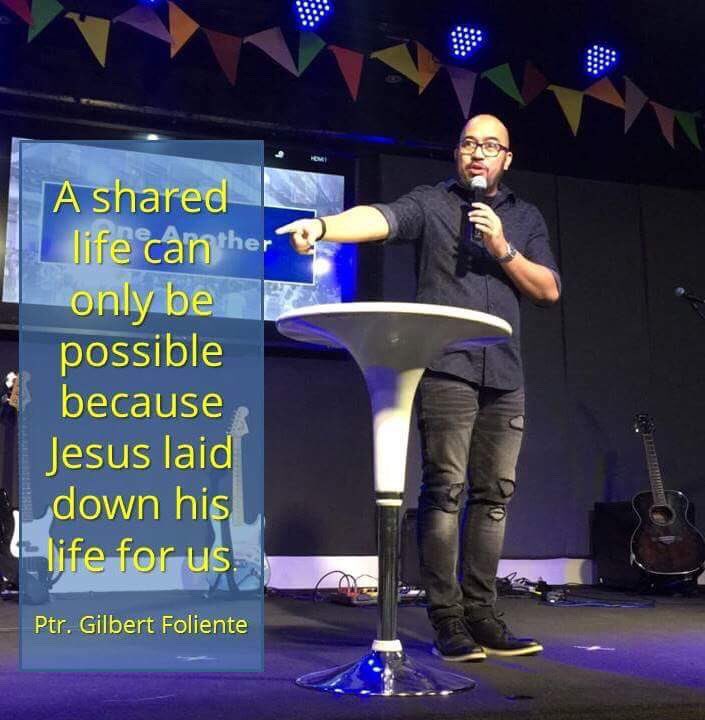 VictoryCdO's tweet photo. A shared life can only be possible because Jesus laid down his life for us. - Ptr. Gilbert Foliente #ForwardSeriesPH #SharedLife https://t.co/OxISN7VoWf