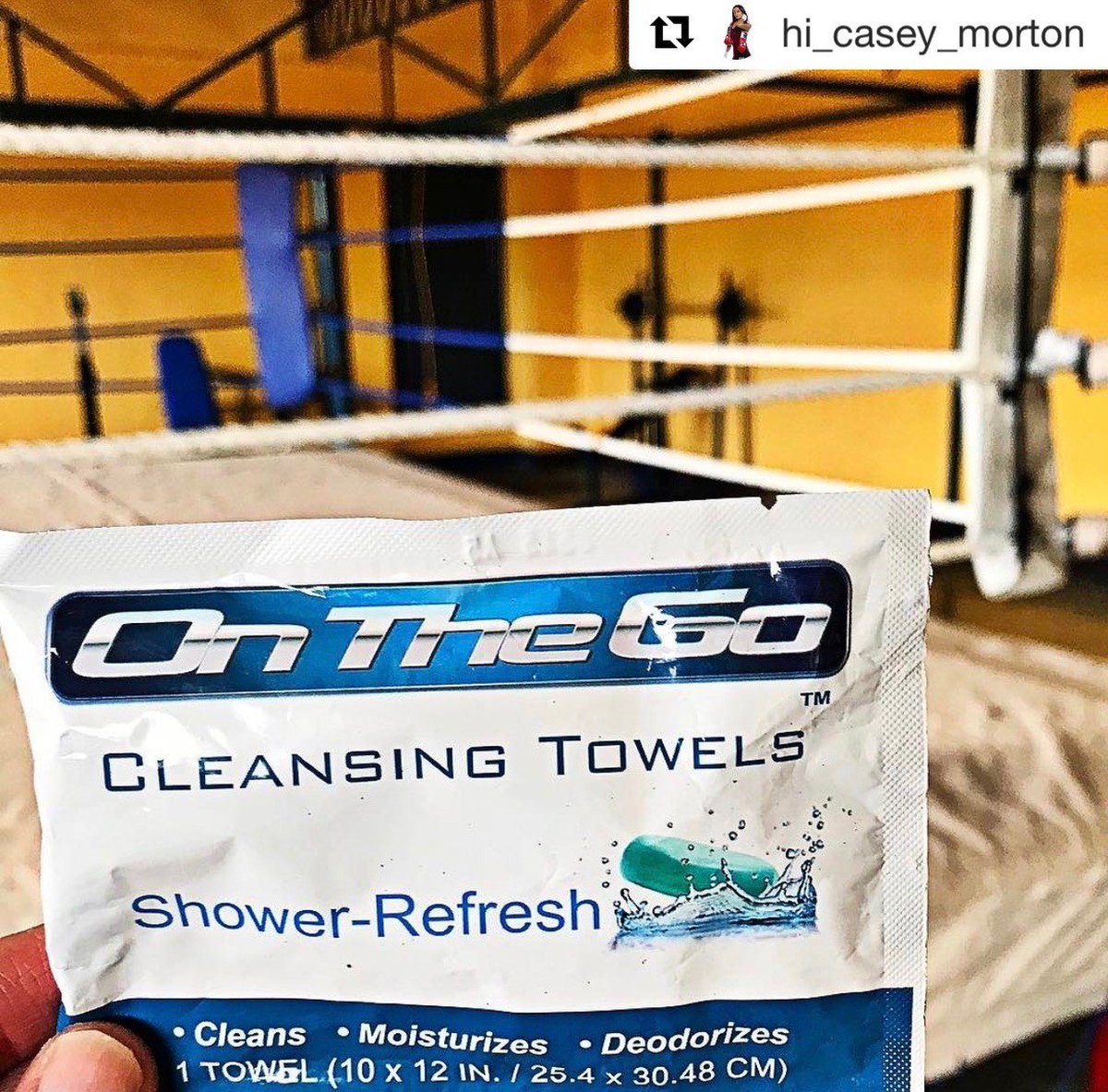 OnTheGoTowels's tweet photo. Knocking out germs on-the-go with #OnTheGoTowels! Use Code casey10 for discount at checkout✔ repost @HiCaseyMorton #cleanandrefreshed https://t.co/dOahcE2Aab