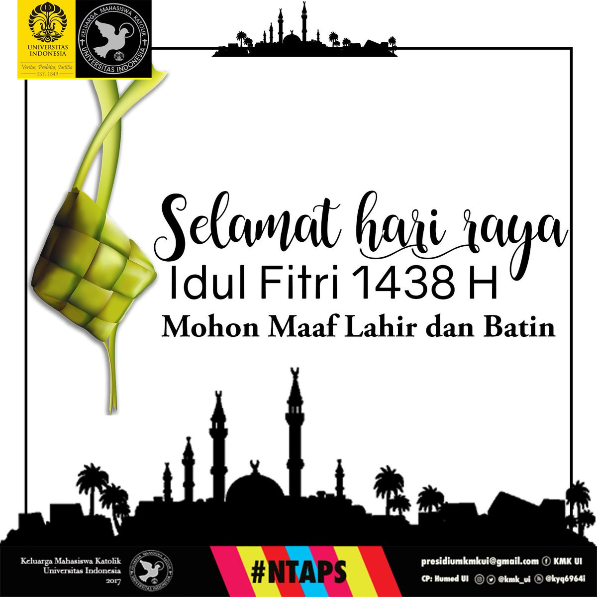 (Cont)
dan dapat hidup berdampingan satu sama lain.

KMK UI 2017
#NTAPS
#ImanTanggungjawabPersaudaraan