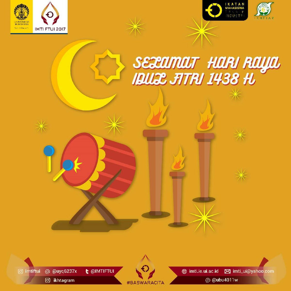 IMTIFTUI's tweet image. Happy Eid Mubarak 1438 H!