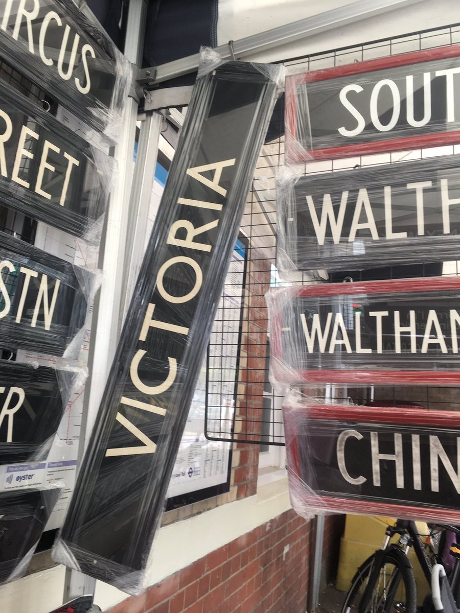 neostower's tweet photo. Need a gift for someone called #Victoria ? Original #vintage #busblind we are #highamspark #farmersmarket 10-3 today. #shoplocal https://t.co/n7UFrQXAUy