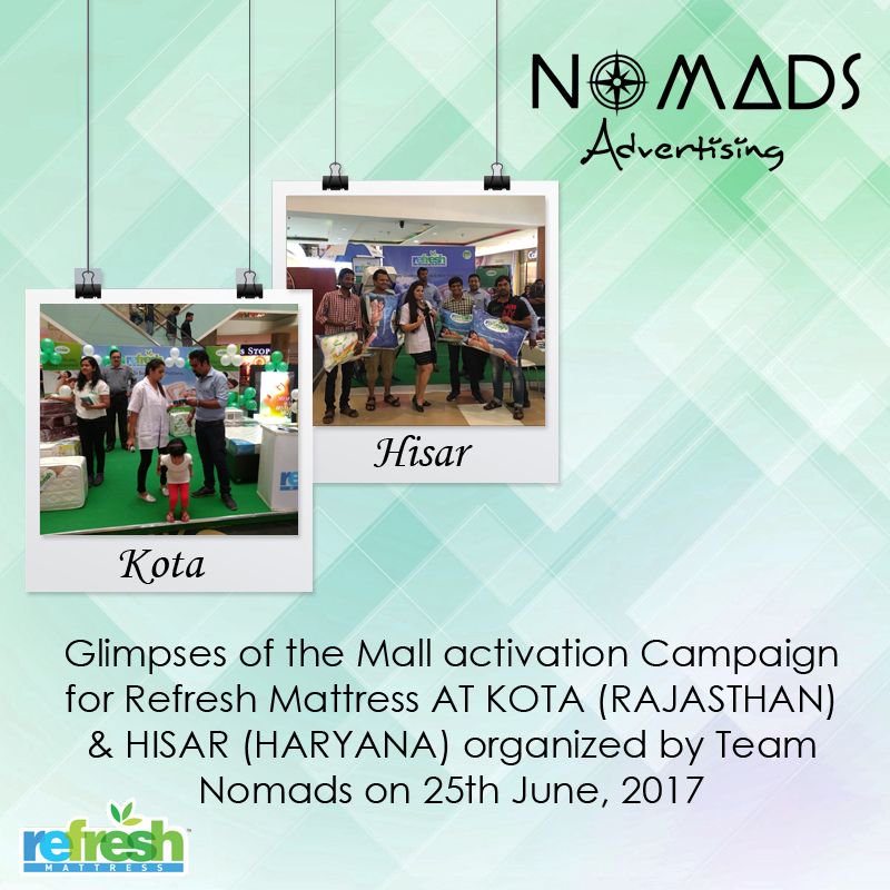 NomadsImc's tweet photo. At Nomads we adopt holistic communication approach to achieve man to man marking by mall activations. #NomadsIMC
#BtlActivity https://t.co/G6pV4YPr4v