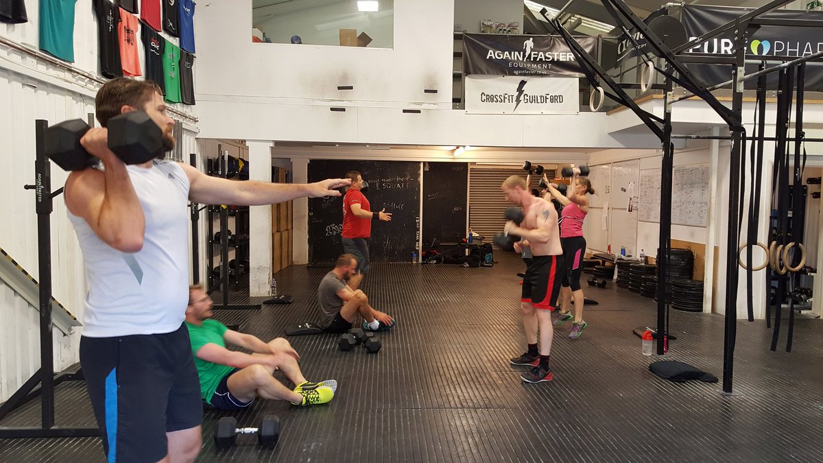 CrossFitGford's tweet photo. Tom tries a levitation technique before finally just picking the dumbell up https://t.co/YuG5czXaRh