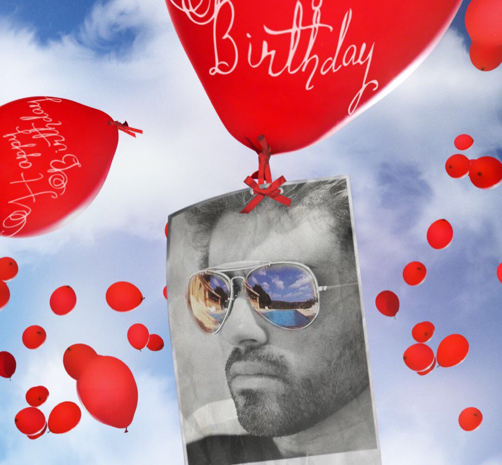 Happy Heavenly Birthday George Michael!  Thinking of you till the end of time   
