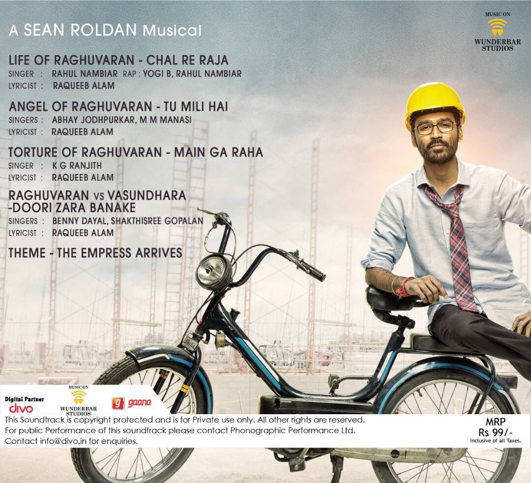 kollywoodvoice's tweet photo. Here is #VIP2TrackList🗒🎶
#VIP AUDIO FROM TODAY
@RSeanRoldan Musical 
Will be Releasing Tamil Telugu Hindi Audio Live on @YouTube At 11:05 AM https://t.co/N8KVlwVMnM